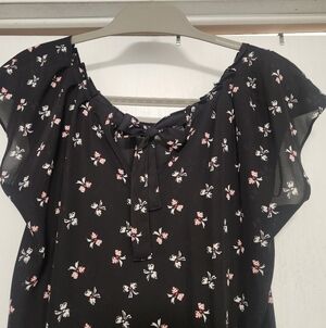 Polka Dot Betsy Johnson Style Top Sz M
